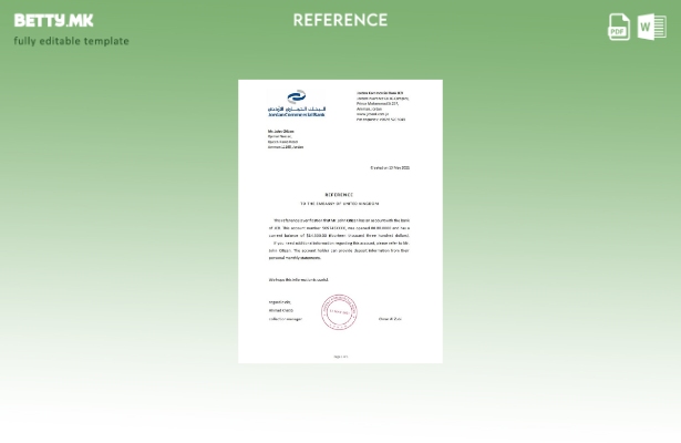 референтен шаблон во модерен стил Jordan JCB